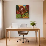 Gorjuss Mädchen im Blätterpark – Büro