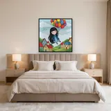 Gorjuss Mädchen mit Luftballons – Schlafzimmer