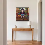 Gorjuss Girl with Colorful Cats – Hallway