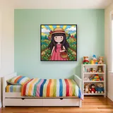 Gorjuss Strawberry Garden Girl – Kids room