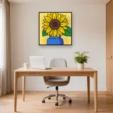 Girasole nel Vaso Blu – Studio