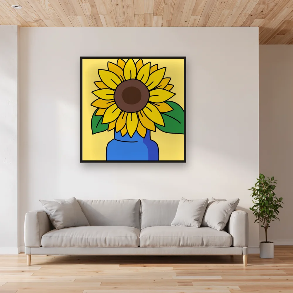 Girasole nel Vaso Blu – Soggiorno