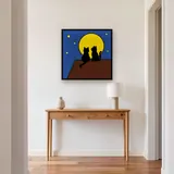Chats sous la lune jaune – Entrée