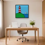Red and White Lighthouse – Office