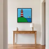 Red and White Lighthouse – Hallway