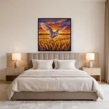 Golden Field Barn Owl – Bedroom