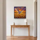 Golden Field Barn Owl – Hallway