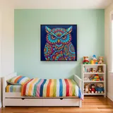 Mandala Midnight Owl – Kids room