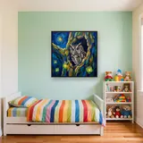 Owl in the Firefly Hollow – Kids room