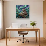 Mother Owl and Two Owlets – Office