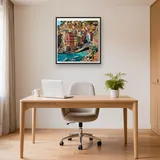 Village Coloré des Cinque Terre – Bureau