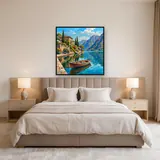 Villa au bord du lac – Chambre
