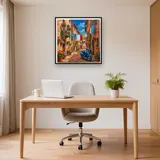 Ruelle italienne ensoleillée – Bureau