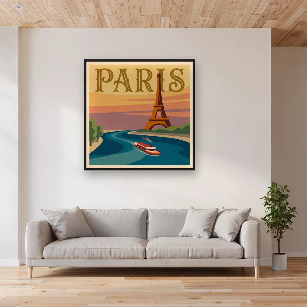 Paris au Coucher du Soleil – Salon