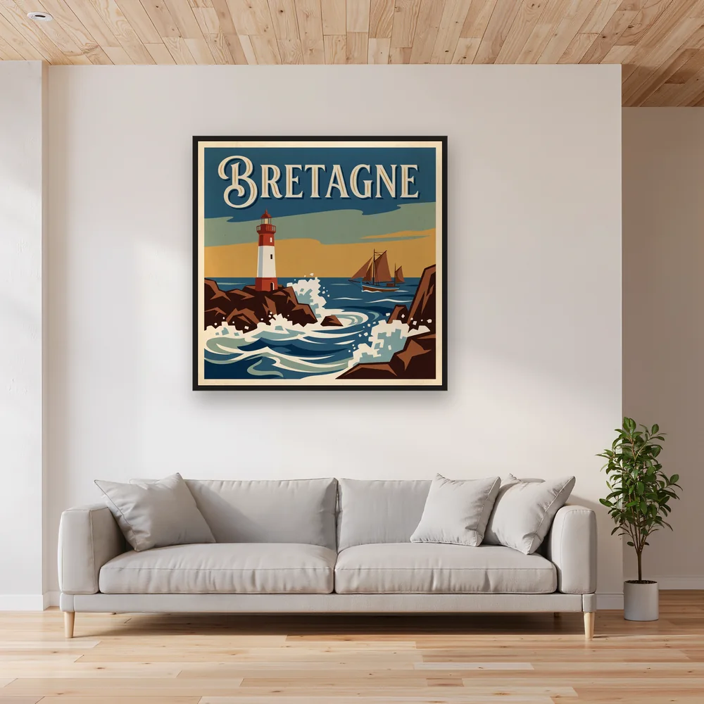 Phare Breton sur les Rochers – Salon