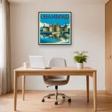 Chambord Reflections Travel Poster – Office