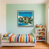 Chambord Reflections Travel Poster – Kids room