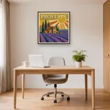 Provence Lavender Fields and Stone Farmhouse – Office