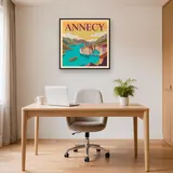 Barque sur le lac d’Annecy – Bureau