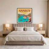 Barque sur le lac d’Annecy – Chambre