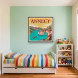 Barque sur le lac d’Annecy – Enfant