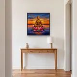 Bouddha Doré sur Lotus Rose – Entrée