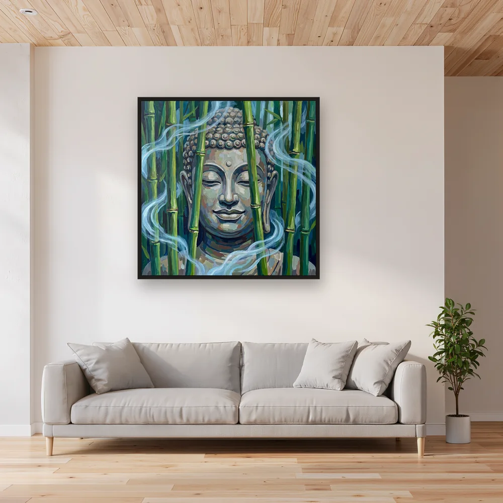 Testa di Buddha tra i Bambù – Soggiorno