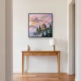 Misty Mountain Temple at Dawn – Hallway