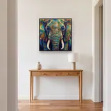 Vieil éléphant au regard sage – Entrée