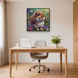 Lapin bélier aux fleurs sauvages – Bureau