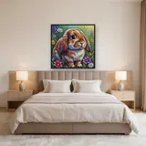 Lapin bélier aux fleurs sauvages – Chambre