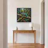 Bébé caméléon sur sa minuscule brindille – Entrée