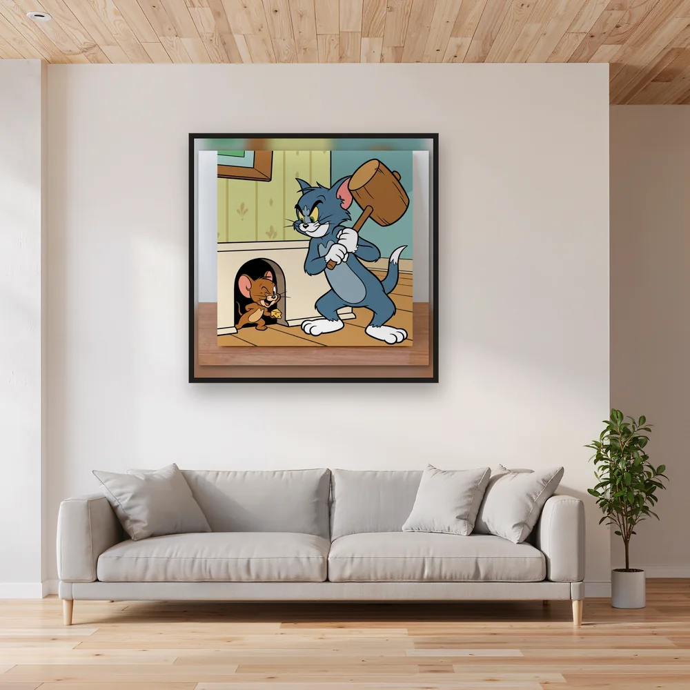 Tom col martello e Jerry beffardo – Soggiorno