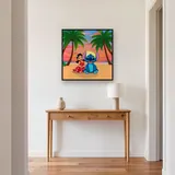 Stitch and Lilo at Sunset Beach – Hallway