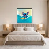 Stitch Riding a Turquoise Wave – Bedroom