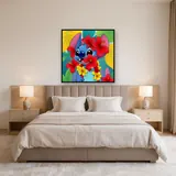 Stitch with Red Hibiscus Flower Lei – Bedroom