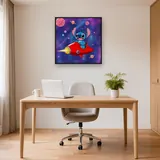 Stitch im roten Raumschiff durch die Galaxie – Büro