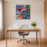 Stitch Decorating the Christmas Tree – Office