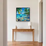 Blue Lagoon Pineapple Cherry Cocktail – Hallway