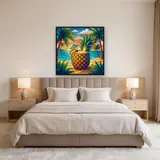 Pineapple Piña Colada on Tropical Beach – Bedroom