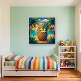 Pineapple Piña Colada on Tropical Beach – Kids room