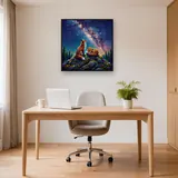 Renards sous la Voie lactée – Bureau