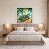 Tortue Émeraude sous les Palmiers – Chambre
