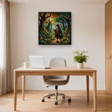 Kleiner Held mit goldenem Ring – Büro