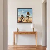 Droid Duo in Desert Sun – Hallway