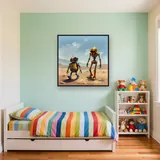 Droid Duo in Desert Sun – Kids room