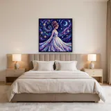 Galactic Princess with Double Buns – Bedroom
