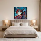 Spider-Man Bridge Duel with Sparks – Bedroom