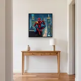 Spider-Man Rooftop Sandwich at Night – Hallway