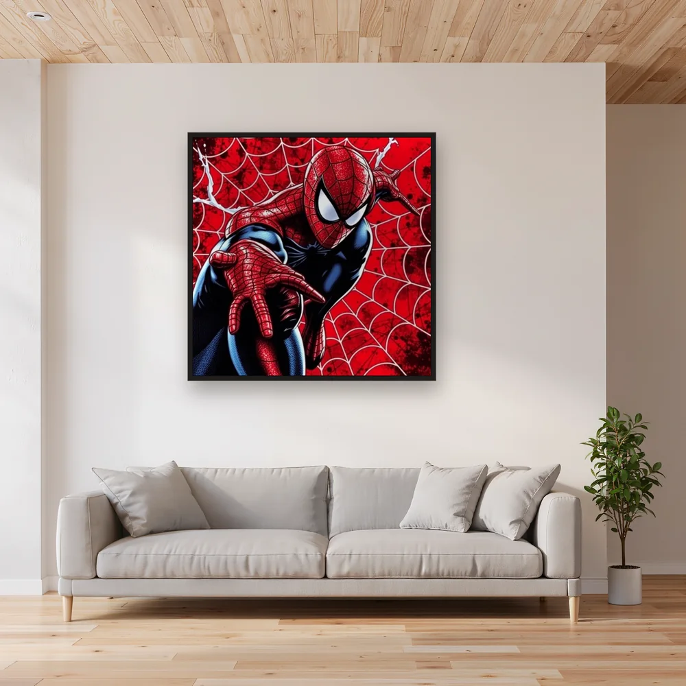 Red and Black Web Hero – Living room